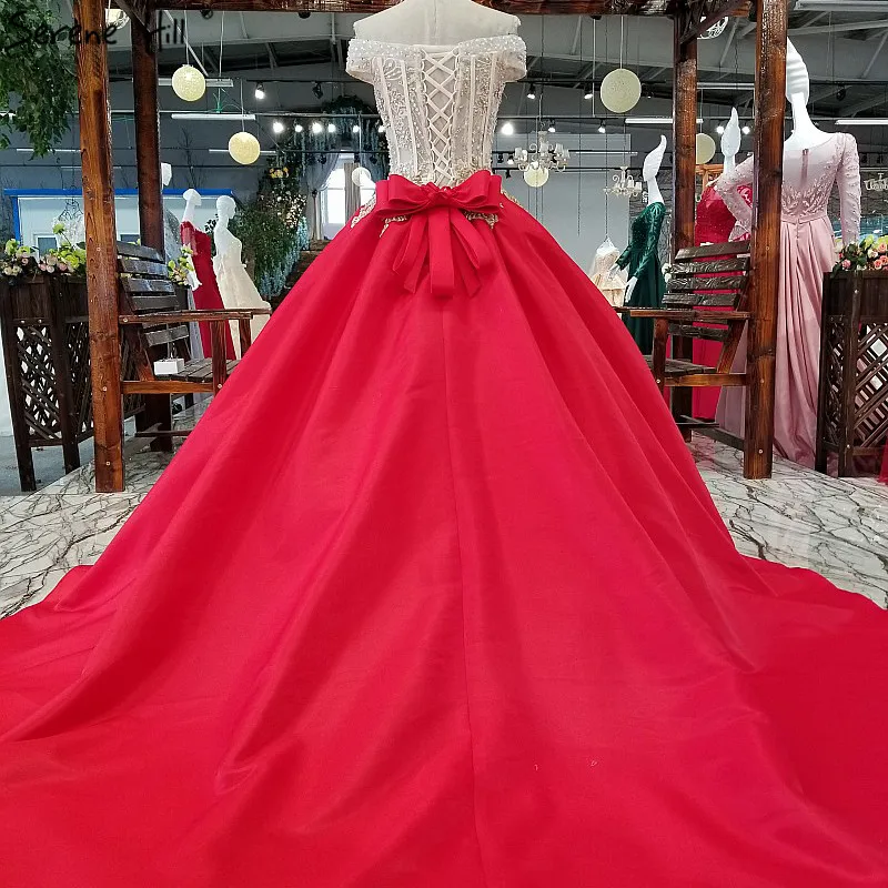 2019 свадебное роскошное тонкое вечернее платье с жемчугом и цветами сексуальное