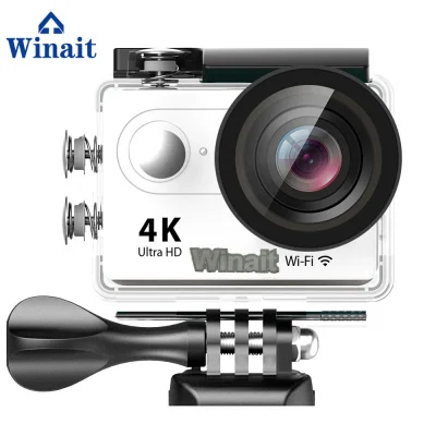 Winait Ultra HD 4k Водонепроницаемая экшн-камера, full hd 1080p 60 fps с 2," TFT дисплеем, Спортивная камера - Цвет: Белый