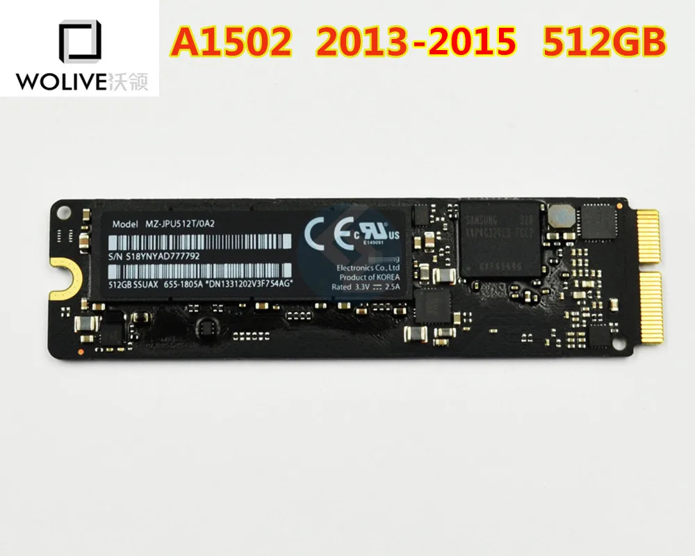 SSD твердотельный накопитель 256 ГБ 512 655 1803D для MacBook Pro 13 &quotA1502 2013 2015 и