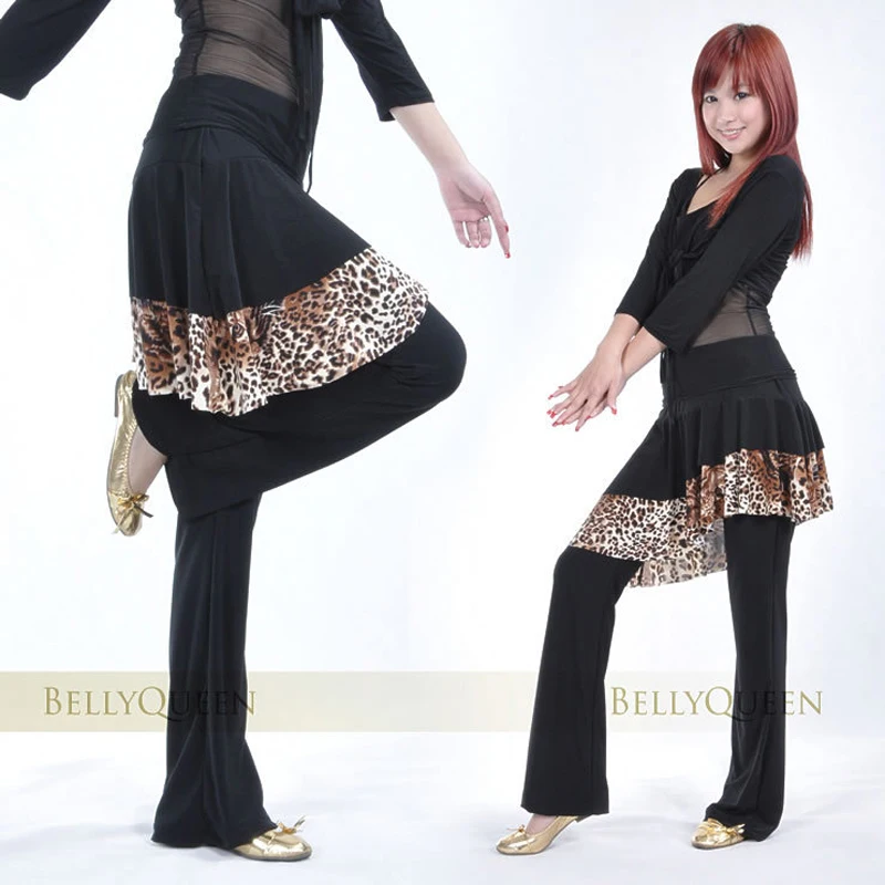 Костюм для танца живота с юбкой и леопардовым принтом #15 | Тематическая одежда