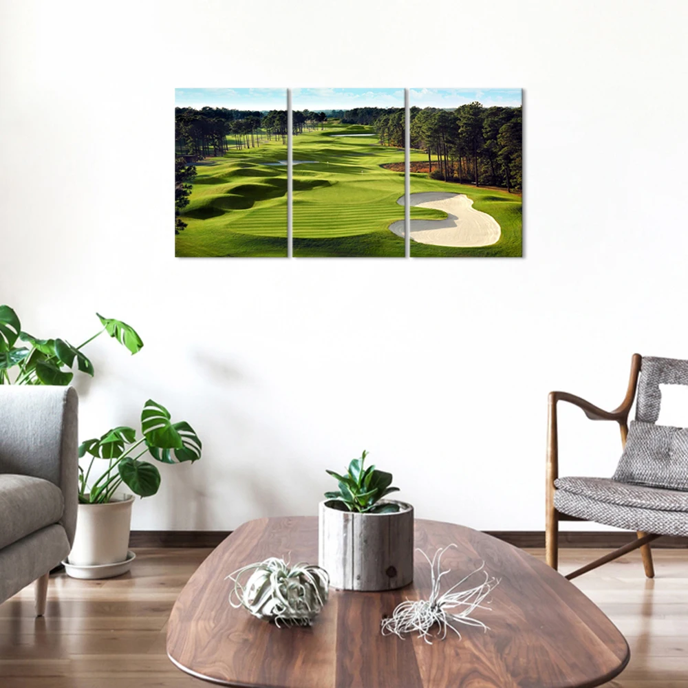 3 шт./компл. декор для стен гольфа холст художественные принты гостиной кровати