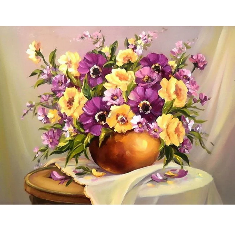 Набор для алмазной вышивки сделай сам картина из квадратных страз с изображением