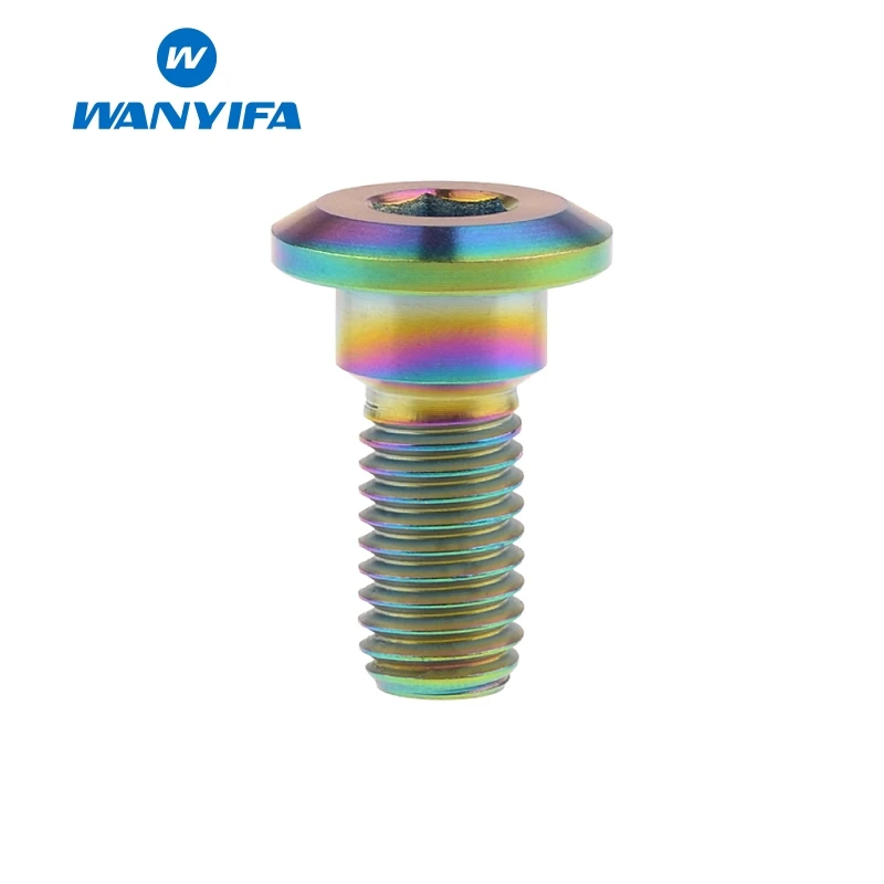 Rainbow M8X20 Wanyifa Винт С Титановым болтом M8x20 22 33 мм для мотоцикла Yamaha дисковый тормоз - Цвет: Rainbow M8X20