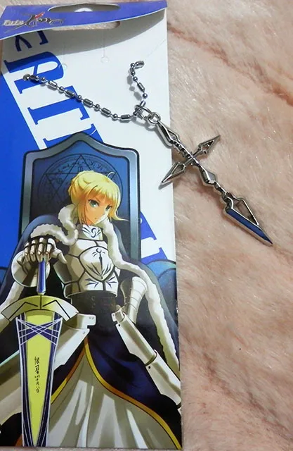 Аниме металлический брелок FATE Zero/stay Night Victory Ожерелье меч Высокое качество для