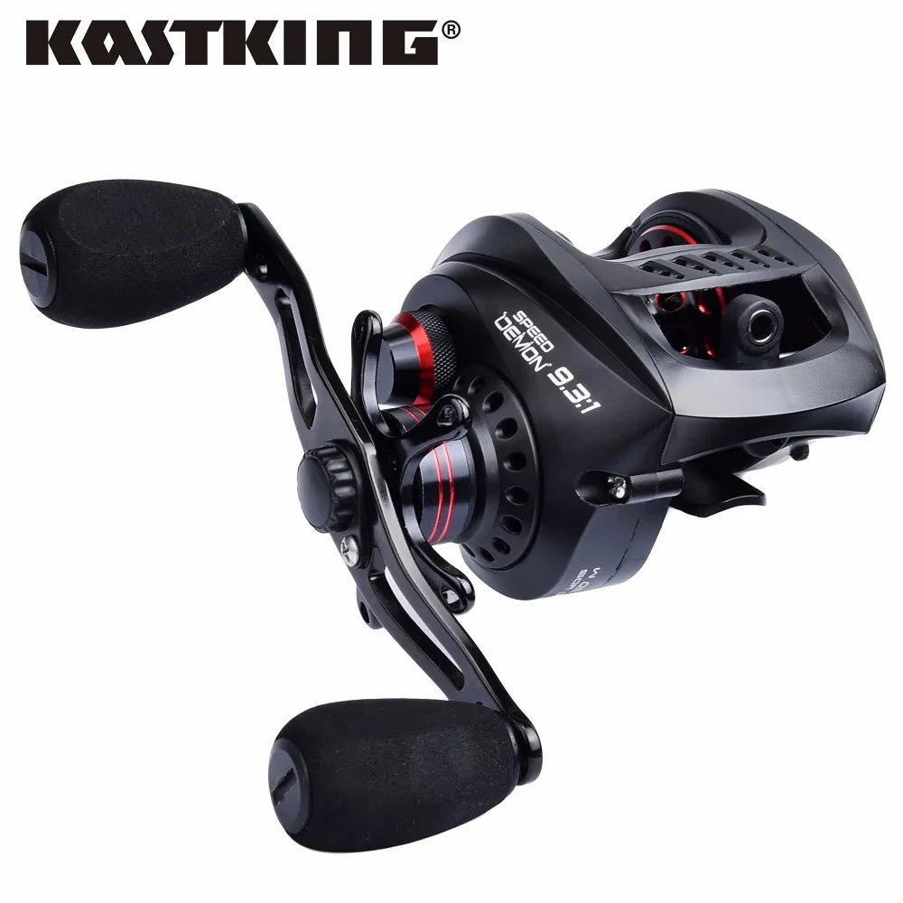 KastKing speed Demon 9 3: 1 высокая Скорость бас катушка для рыбалки Макс Перетащите 6 кг
