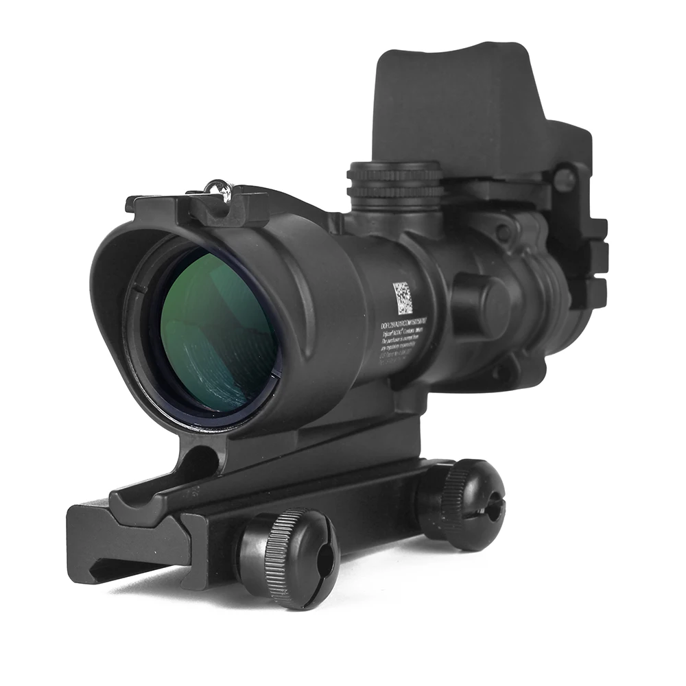 Robin Охота ACOG 4X32 Тактический волоконно-оптический прицел Compac RMR красная точка прицел Охотничья винтовка комбо страйкбол прицел