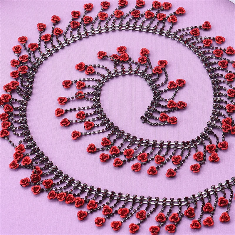 Модные Цепочки Стразы в новом стиле украшение для одежды своими руками и