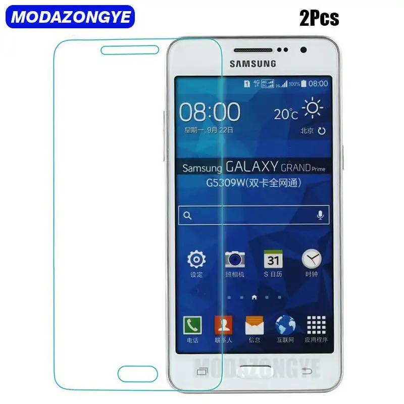 2 шт. защитная пленка для экрана Samsung Galaxy Grand Prime G530F G530H G5306W G5309W G531F G530 G531|Защитные