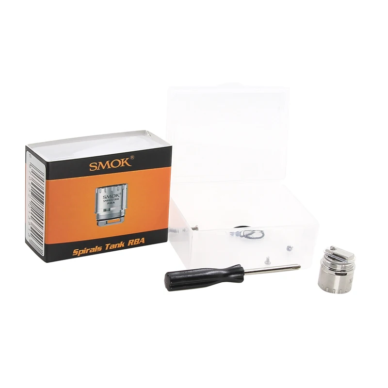 100% Оригинальный Smok спиральный бак RBA катушка головка перестраиваемый сердечник