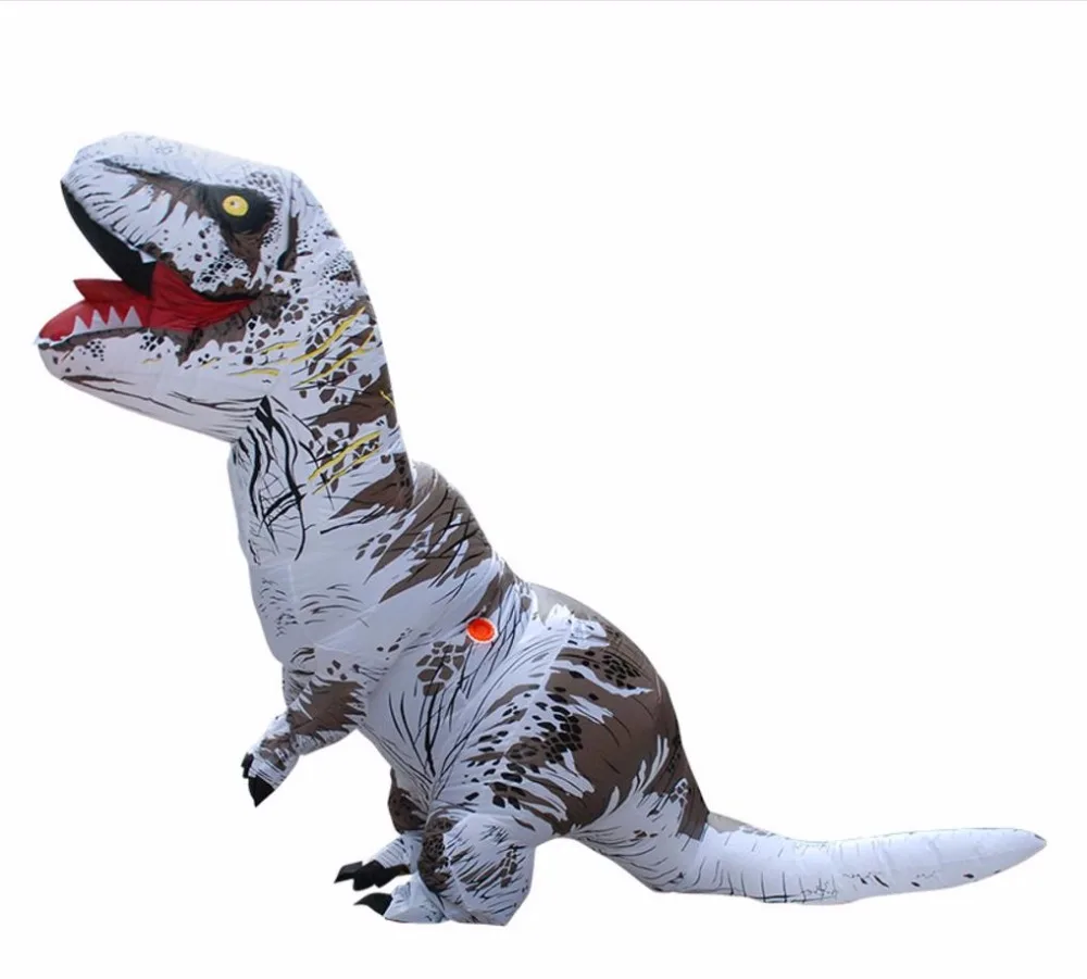 INFLATABLE Dinosaur T REX Costumes for women Blowup T-Rex Halloween Inflatable costume mascot Party adult | Тематическая одежда и