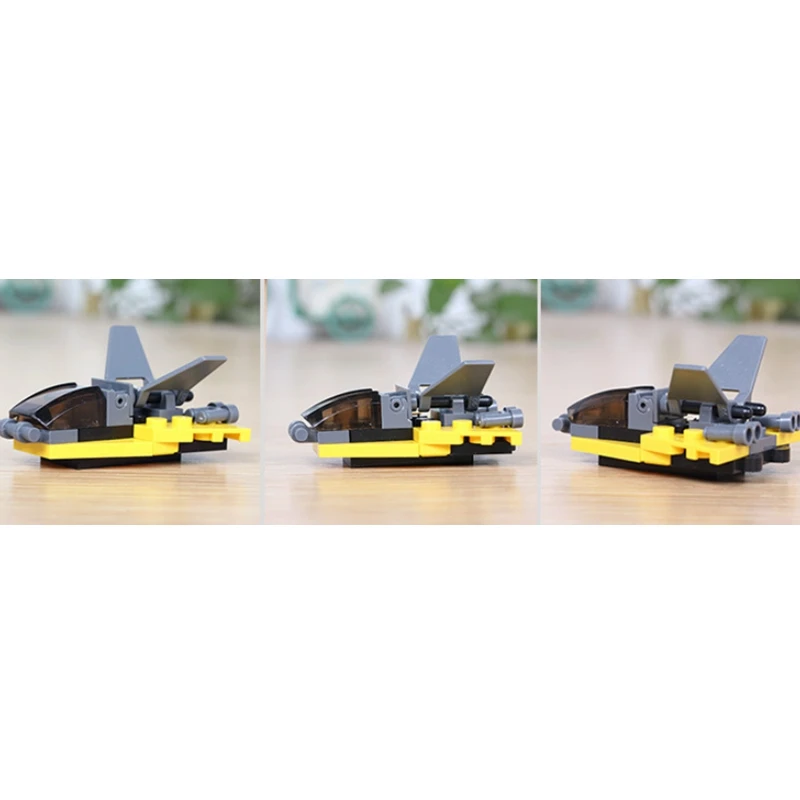 2 разных видов мини транспорт собраны блоки моделей автомобилей здание