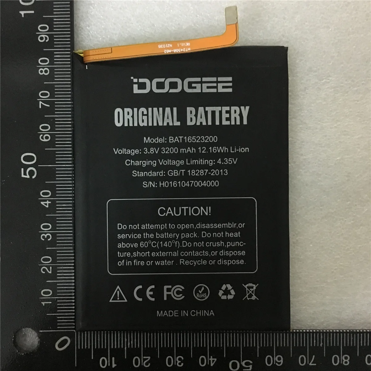 Новая Оригинальная батарея BAT16523200 MTK6750 запасная 3200 мАч для DOOGEE Y6 Y6C Piano