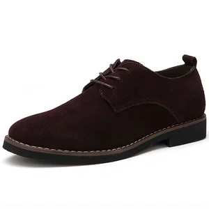 Замшевые мужские туфли на весну 2020, Повседневная модная британская обувь, мужские классические Дерби На Шнуровке Для мужчин, Винтажная обувь размера плюс 48