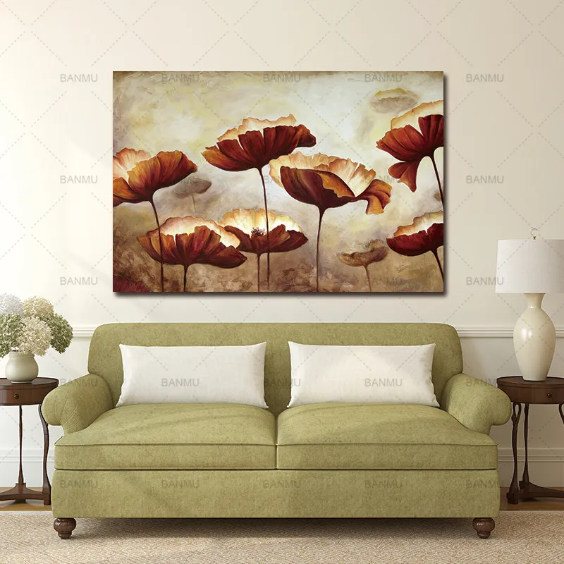 Современная Акварельная Минималистичная альпийская Орхидея цветы плакат печать