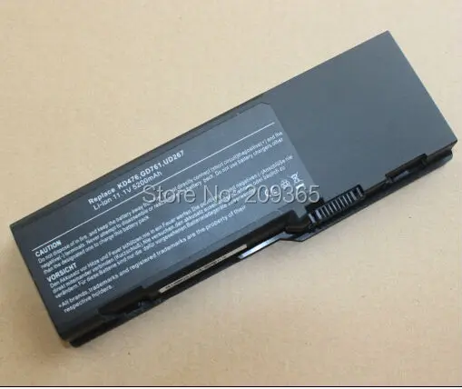 Аккумулятор для ноутбука Dell Inspiron 1501 6400 E1505 Latitude131L Vostro1000 GD761 JN149 KD476 PD942 PD945 PD946 PR002 RD850