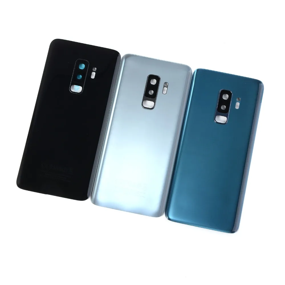 S9 G960 G960F стеклянная крышка для корпуса батареи Samsung + Plus G965 G965F Крышка объектива