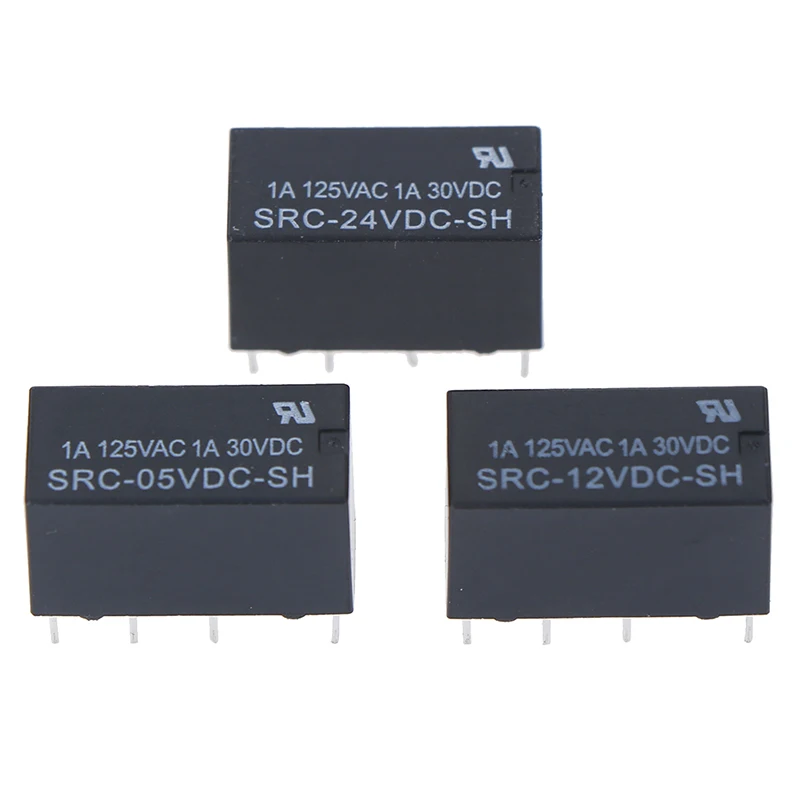 Новое горячее 8-контактное реле SRC-05VDC-SH SRC-12VDC-SH SRC-24VDC-SH 5 в 12 В 24 | Обустройство дома