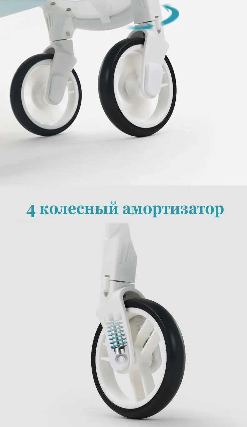 Joyfeel коляска детская Сложить Легкая коляска сиденье для младенцев в самолет кладная переносная тележка