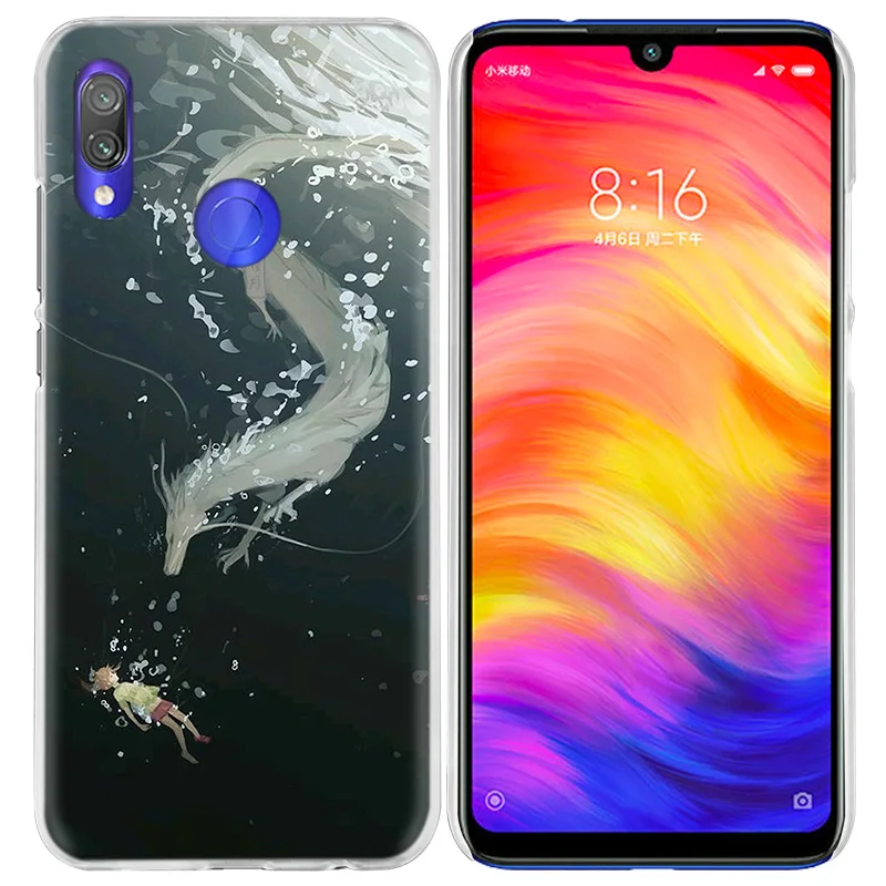 Жесткий чехол для телефона Studio Ghibli Spirited Totoro для Xiao mi Red mi Go Note 7 6 6A Pro S2 5 5A 4X mi A1 A2 9 mi x 3 5G 8 lite F1