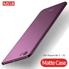 Чехол MSVII для Xiaomi Mi 5S, матовый чехол для Xiaomi Mi 5 S, чехол Xiomi M5 5S, жесткая задняя крышка для Xiaomi Mi 5S, Mi5 S, Mi5S