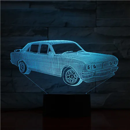 Подарки папе 3D лампа с изменением 7 цветов удивительная визуализация акриловая