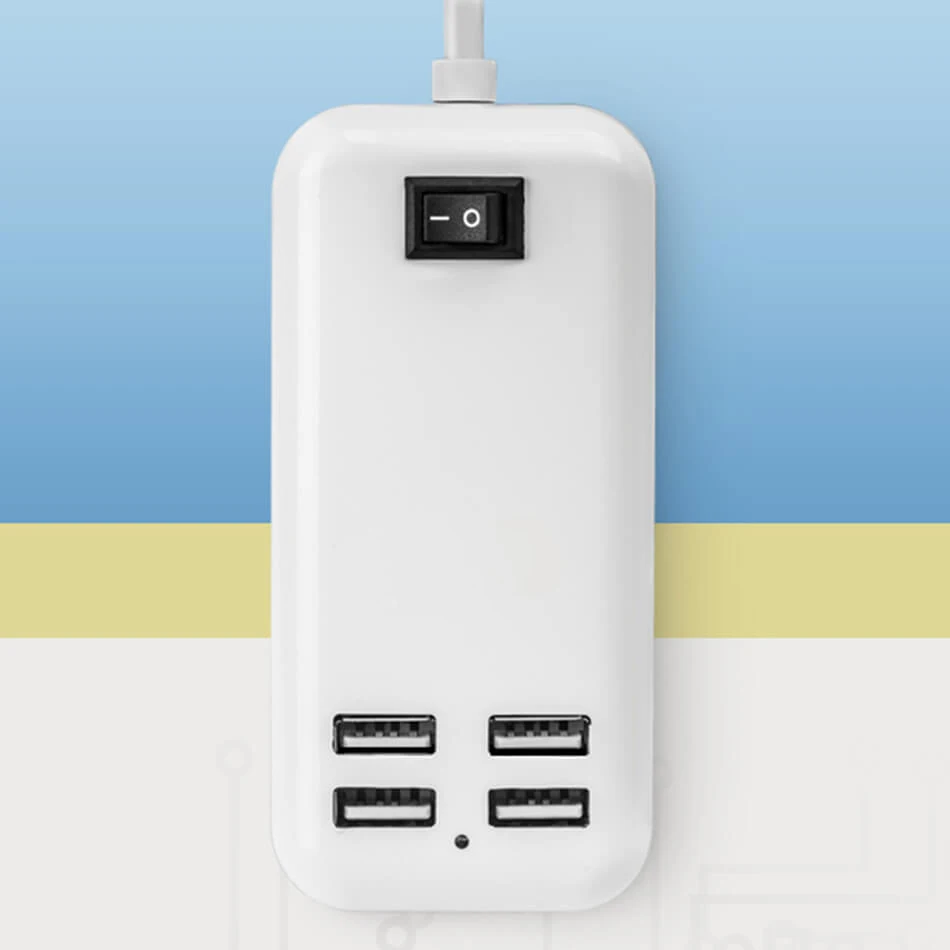Сетевой удлинитель для телефона с 4 USB-портами 15 Вт 2 А | Мобильные телефоны и