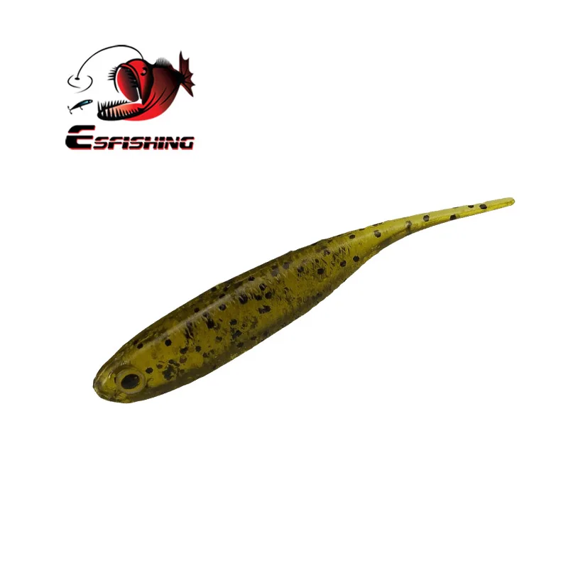 KESFISHING приманки для рыбной ловли с 3D глазами мягкая пластиковая приманка