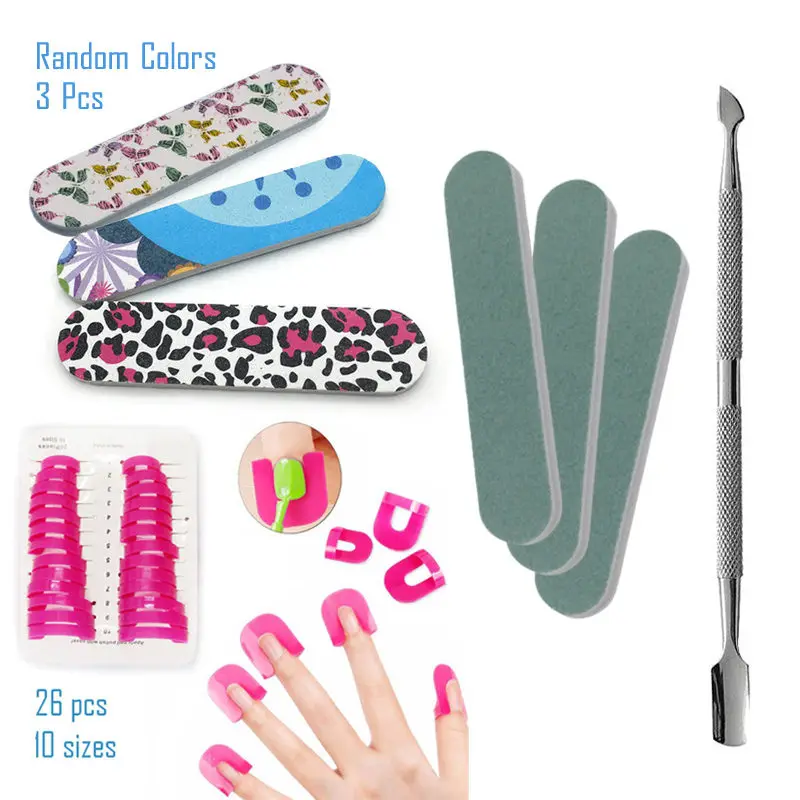 Bittb Nail Art Manicure Kits Nail Polish Varnish Protector Holder Nail Art Dotting Pen 15pcs Painting Brushes Decoration Tools