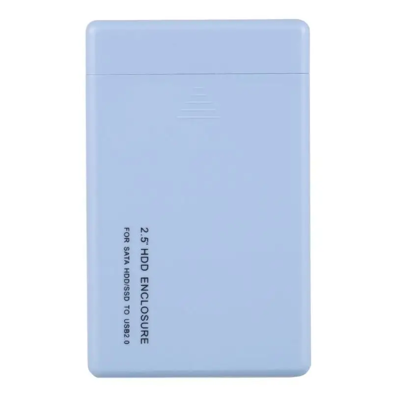 2,5 дюймов USB 2,0 SATA коробка для жесткого диска компьютера Корпус для внешнего жесткого диска Инструменты привод Поддержка 3 ТБ для ноутбука/Тетрадь