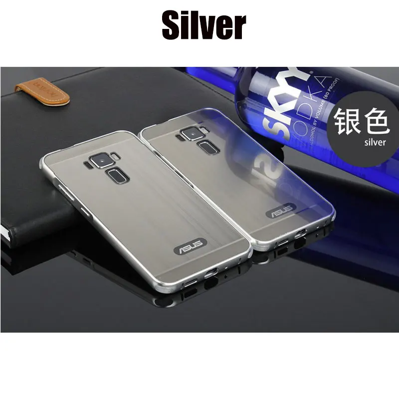 Capinha For Asus Zenfone 3 ZE552KL Case Bumper Anti-Knock Metal Aluminum Frame Brushed PC Back Cover ZE520KL | Мобильные телефоны и