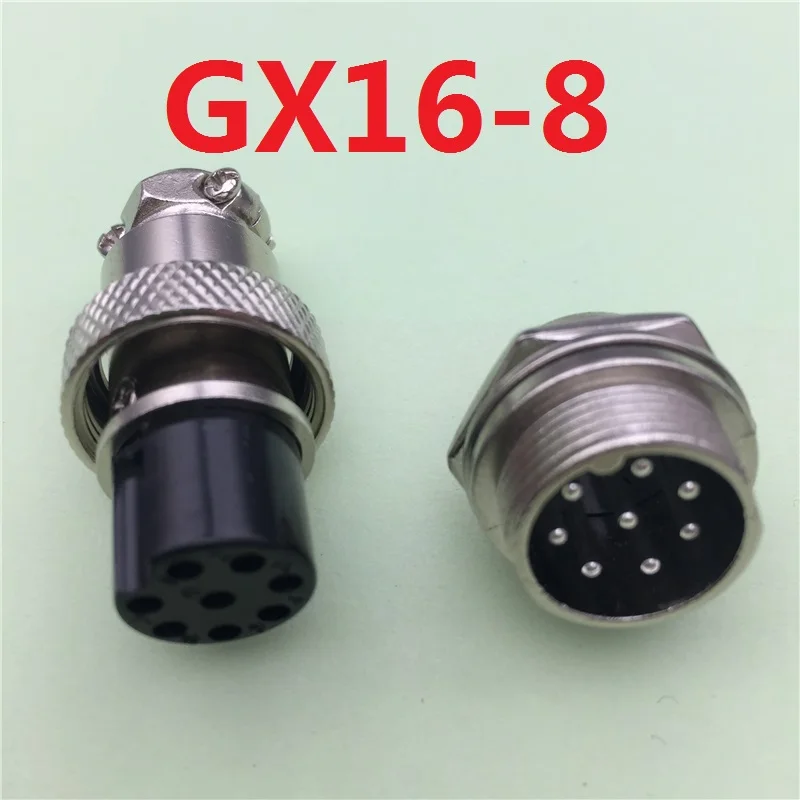 1 компл./лот GX16 8 Pin штекер и гнездо L76 диаметр 16 мм проводной панельный соединитель