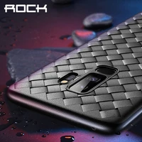 high quality tpu phone case for samsung galaxy s9 plus rock ultrathin weaving phone protective bag case for galaxy s9 s9