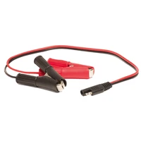 motopower mp68995 heavy duty battery clamp cable with sae quick release connector sae to alligator clips quick disconnect cable
