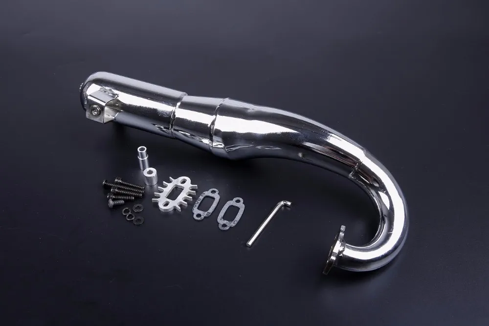 Бесшумная выхлопная труба для 1/5 hpi baja 5b детали 95185|baja parts|hpi 5bbaja |