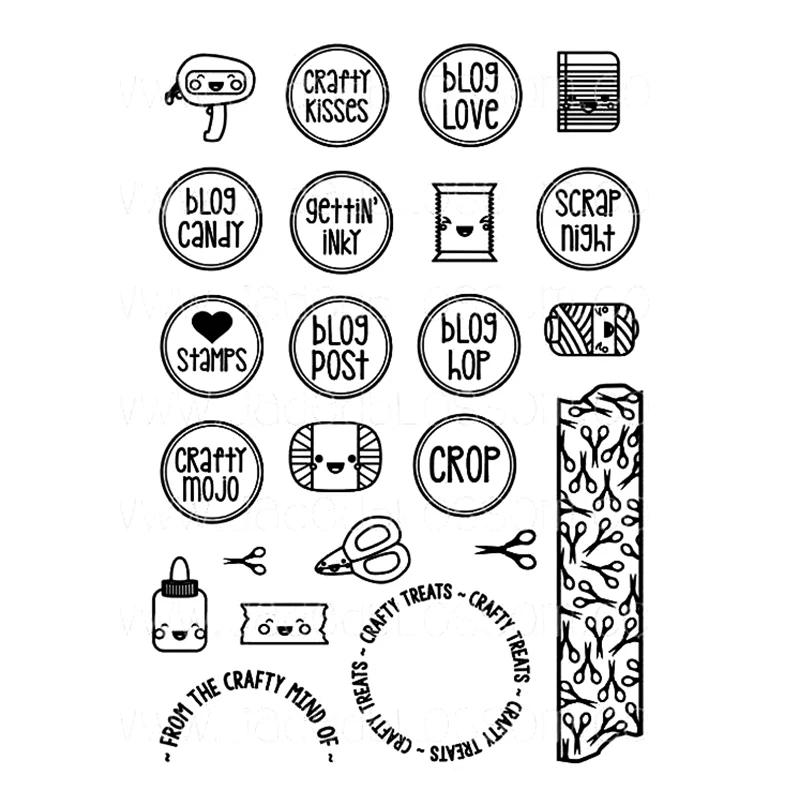 Прозрачный силиконовый штамп/печать для скрапбукинга DIY/декоративный прозрачный