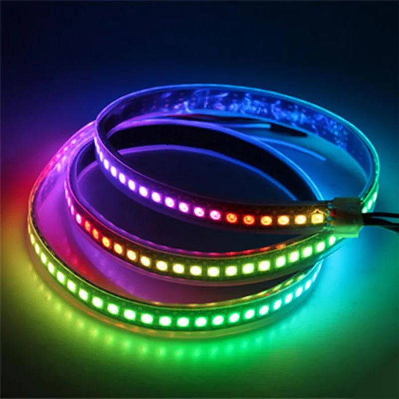 5050 RGB 144 светодиодный s/M светильник умный пиксельный цветной Радужный