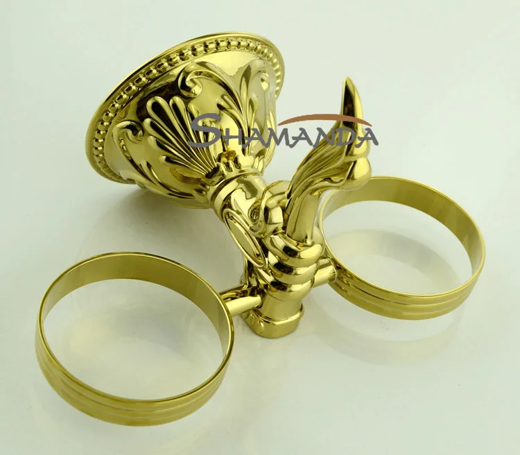 Бесплатная доставка Европейский Стиль роскошный золотое покрытие двойной