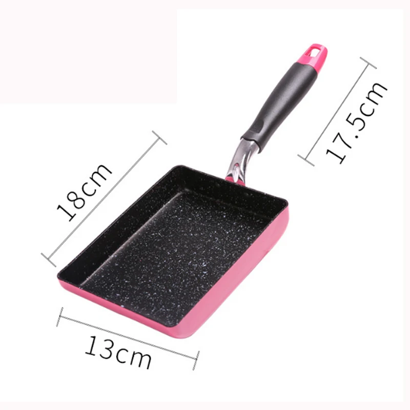 18cm Frying pan 30 см антипригарные сковороды гриль для кухни Сковорода чугунная омлет Блинная сковорода круглая посуда для индукционной и газовой плиты 209 - Цвет: 18cm Frying pan