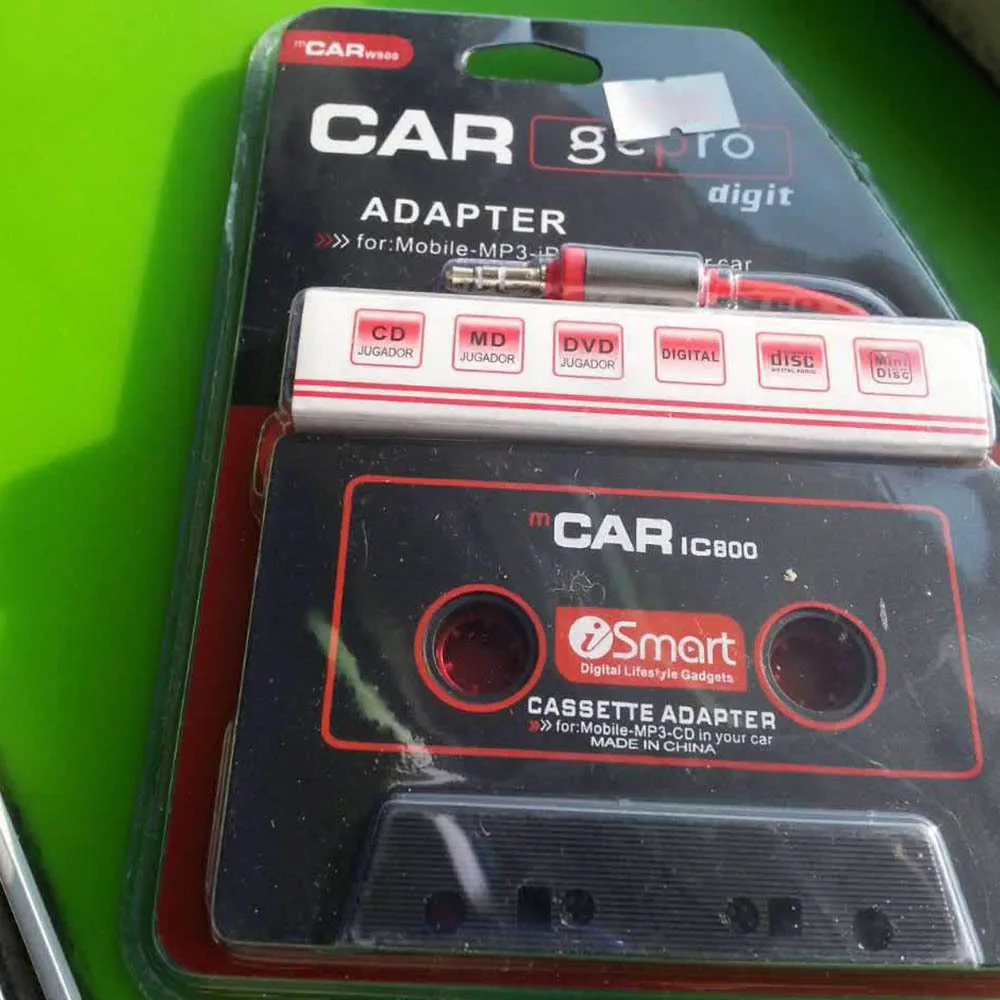 Аудиомагнитола, автомобильный стерео аудио Кассетный адаптер IC880 для CD MP3/4 AUX, высокое качество, Кассетный магнитофон, mp3-плеер