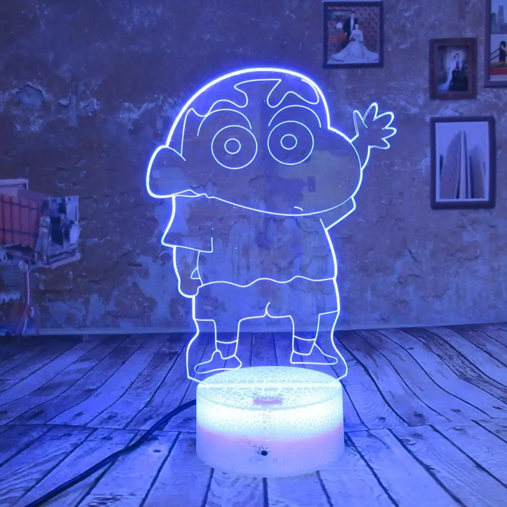 Мультяшный ночной Светильник Shin Chan светодиодный светильник для детей подарок