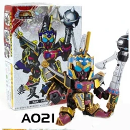 21 Аниме фигурки SD/BB Gundam Sousou Chouun Kanu Ryuubi Ryofu Chousen Kakouton 8 см модель горячее предложение: Наборы игрушек робот-Паззл хобби - Цвет: 21