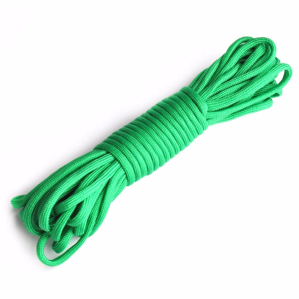 25/50/100ft Paracord 550 парашютный шнур веревка Стандарта Mil Тип III 7 стенд страховочный трос Открытый Кемпинг Альпинизм