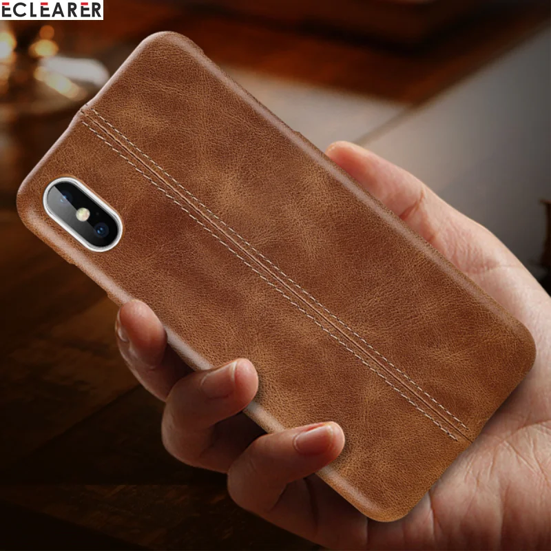 Чехол для iPhone X, чехол из натуральной кожи для iPhone 7, 8 Plus, чехол, роскошный кожаный чехол для телефона, для iPhone 6, 6s Plus