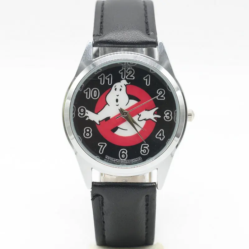 2017 студенческие часы с кожаным ремешком для охотников за привидениями