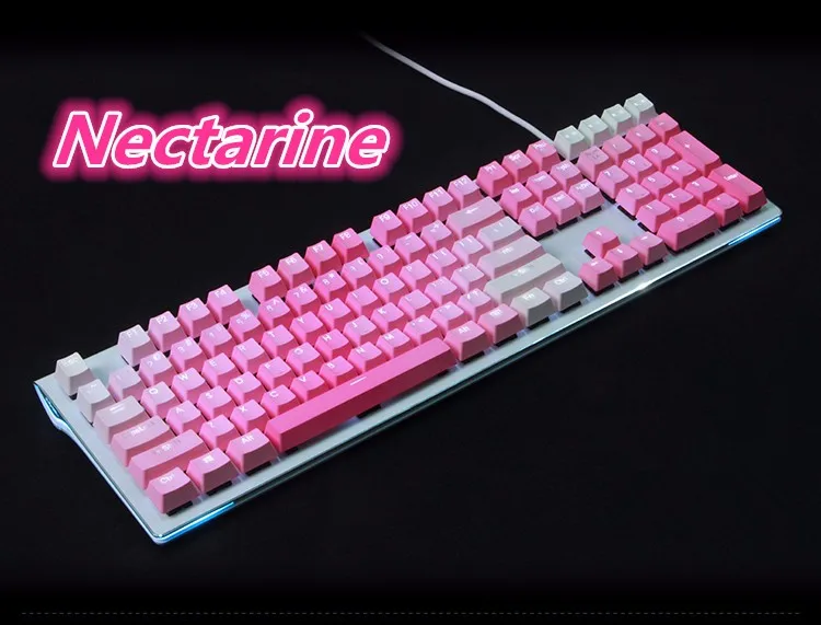104/108 клавиши PBT двухцветные впрыски keycaps Keycaps для OEM Cherry MX переключатели