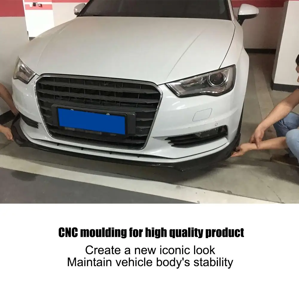 Спойлер для переднего бампера спойлер Audi A3 Sedan Standard только 2013 2014 2015 2016|front lip spoiler|lip