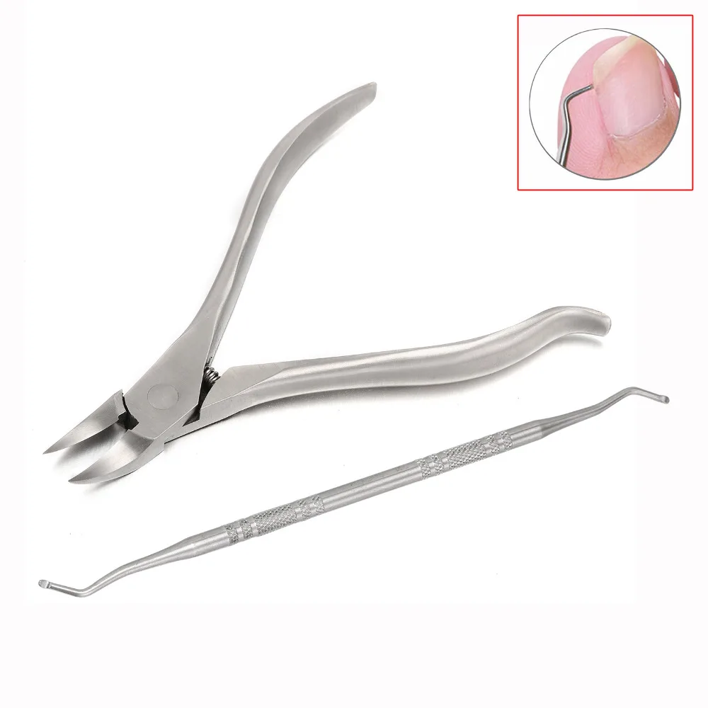 2 шт./компл. щипцы для кутикулы из нержавеющей стали машинка стрижки ногтей