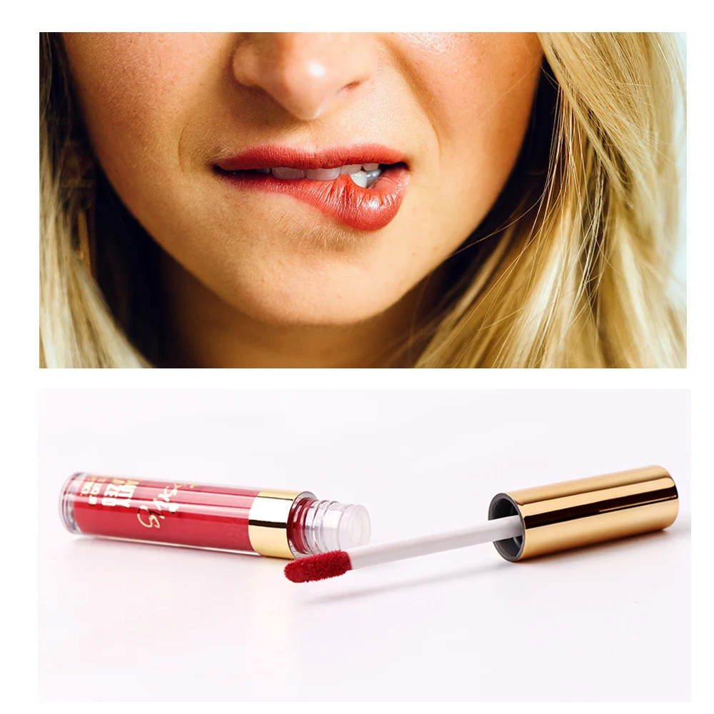 Waterproof Lipstick Matte Lip Gloss Easy To Wear Make Up Long-lasting Cometics 6 Colors Set maquillage |