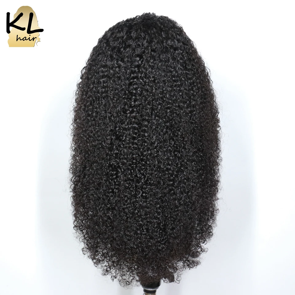 Кудрявые кудрявые парики из натуральных волос на фронте шнурка для черных женщин