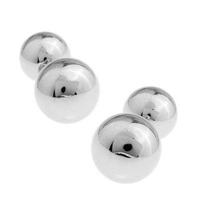 

WN hot sales/silvery round pearl ball cufflinks quality French shirts cufflinks wholesale/retail/friends gifts